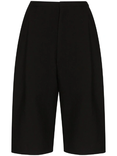 Shop Totême Knee-length Tailored Shorts In Black