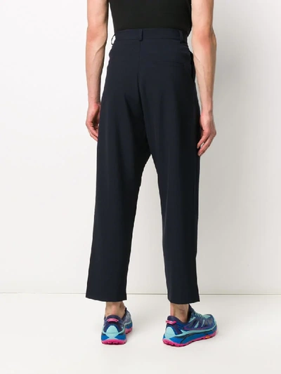 Shop Henrik Vibskov Straight-leg Trousers In Blue