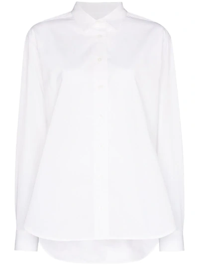 Shop Totême Capri Relaxed-shape Shirt In White