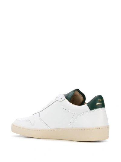 Shop Zespà Low Top Lace-up Sneakers In White