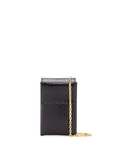 Shop Tubici Parigli Embossed Mini Bag In Black