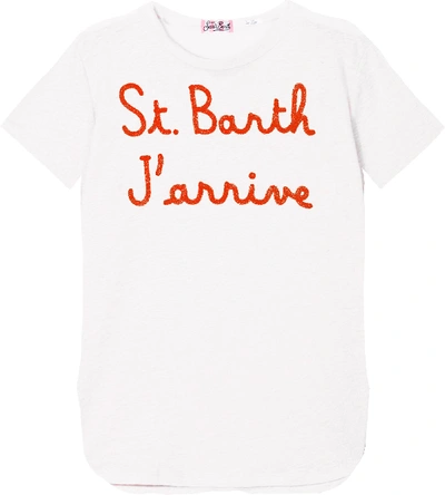 Shop Mc2 Saint Barth Embry Saint Barth T-shirts For Women In White