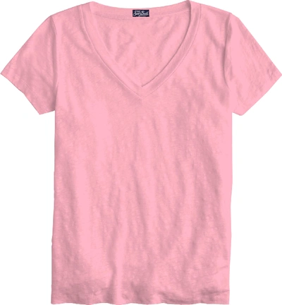 Shop Mc2 Saint Barth Pink T-shirts For Women