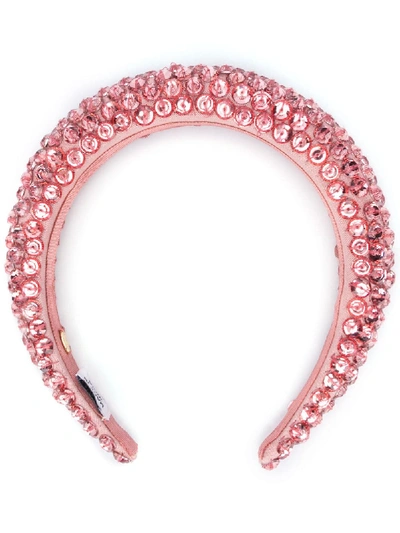 Shop Mary Jane Claverol Miami Headband In Pink