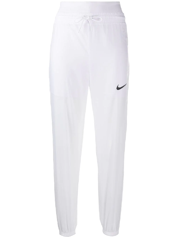 white sheer trousers