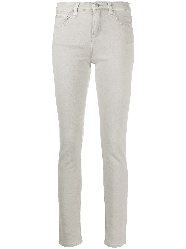 armani high waisted skinny jeans