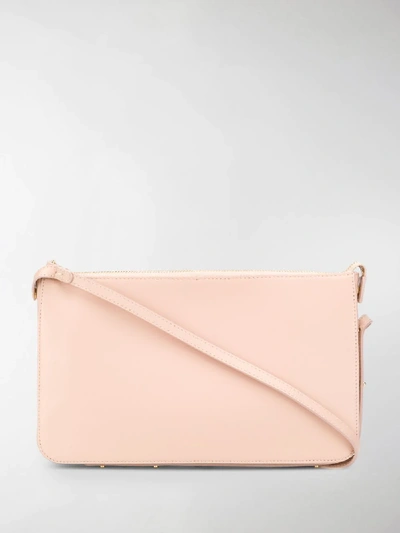 Shop Ree Projects Leather Shoulder Bag In Neutrals