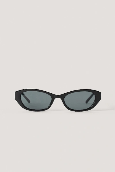 Shop Na-kd Recycled Wide Drop Shape Sunglasses - Black