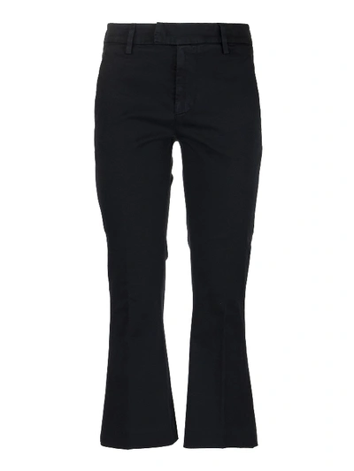 Shop Dondup Benedicte Flared Trousers In Blue
