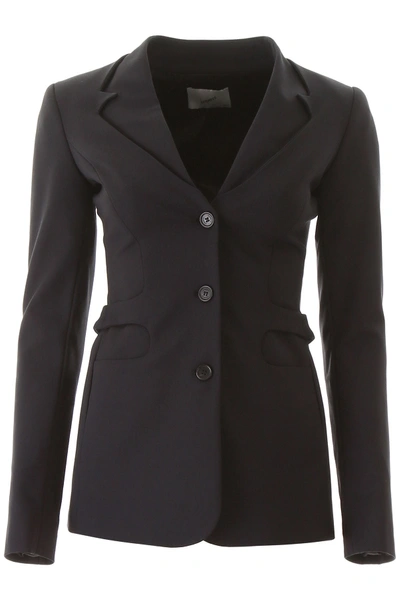 Shop Coperni Trompe Loeil Blazer In Noir (black)