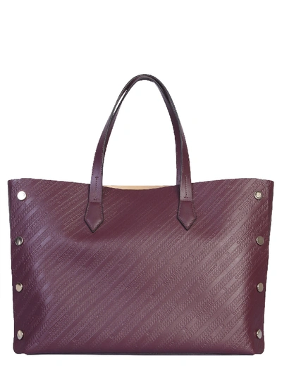 Shop Givenchy Medium Bond Tote Bag In Aubergine