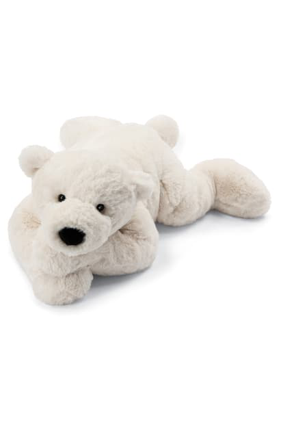 white polar bear stuffed animal