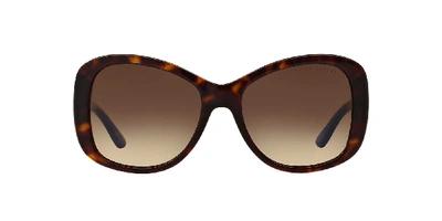 Shop Ralph Lauren Woman Sunglass Rl8144 In Gradient Brown