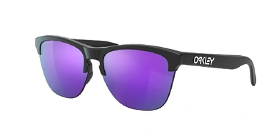 Shop Oakley Unisex Sunglass Oo9374 Frogskins™ Lite In Prizm Violet