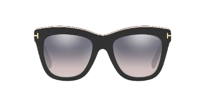 Shop Tom Ford Woman Sunglass Ft0685 In Grey Mirror