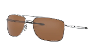 Shop Oakley Gauge 8 Sunglasses In Polished Chrome