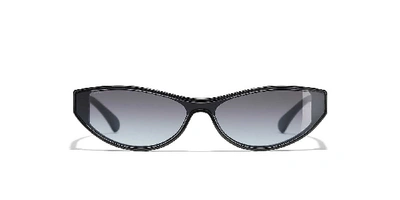 Pre-owned Woman Cat Eye Sunglasses Ch5415