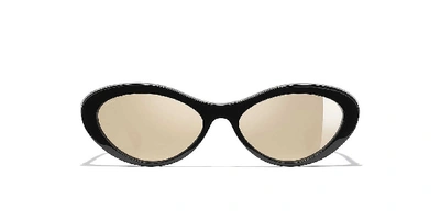 Pre-owned Chanel Woman Oval Sunglasses Ch5416