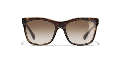 Pre-owned Chanel Woman Sunglasses Shield Sunglasses Ch5418