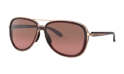 Shop Oakley Split Time Sunglasses In Crystal Raspberry