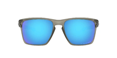 Shop Oakley Man Sunglass Oo9341 Sliver™ Xl In Sapphire Iridium Polarized