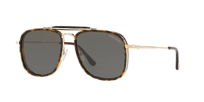 Shop Tom Ford Man Sunglasses Ft0665 In Grey