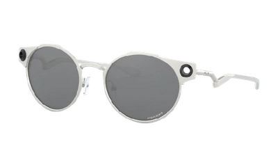 Shop Oakley Deadbolt™ Sunglasses In Satin Chrome