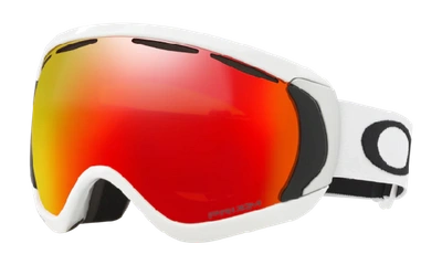 Shop Oakley Canopy™ (asia Fit) Snow Goggles In White