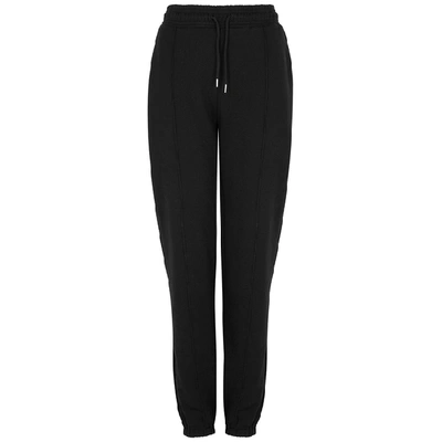 Shop Ninety Percent Grey Organic Cotton Sweatpants In Black