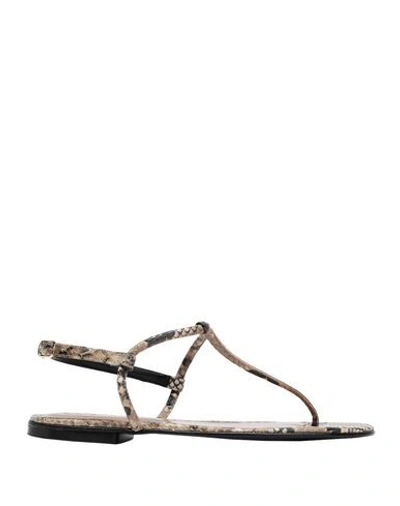 Shop 8 By Yoox Toe Strap Sandals In Beige