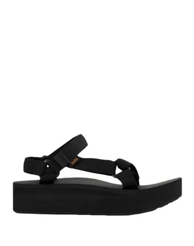 Shop Teva Flatform Universal W Sandalo Woman Sandals Black Size 10 Recycled Polyester