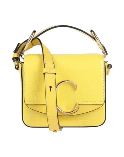 Shop Chloé Cross-body Bags In Yellow