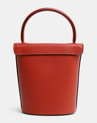 Shop 8 By Yoox Handbags In Brick Red