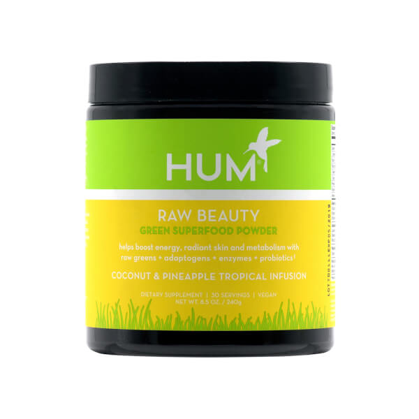 Hum Nutrition Raw Beauty Green Superfood Powder Coconut ...