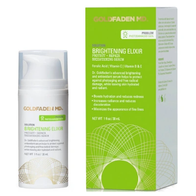 Shop Goldfaden Md Brightening Elixir Repair + Protect Brightening Serum 30ml