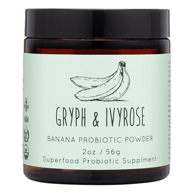 Shop Gryph & Ivyrose Banana Probiotic Powder 2 oz