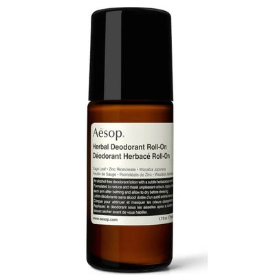 Shop Aesop Herbal Deodorant Roll-on 50ml