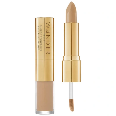 Shop Wander Beauty Dualist Matte And Illuminating Concealer 0.12 oz (various Shades) In Tan