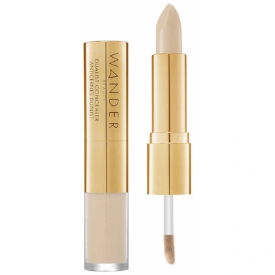 Shop Wander Beauty Dualist Matte And Illuminating Concealer 0.12 oz (various Shades) In Deep