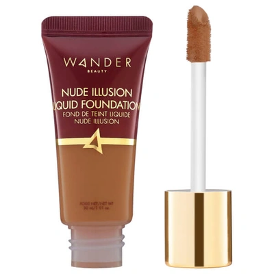 Shop Wander Beauty Nude Illusion Liquid Foundation 1.01 oz (various Shades) In Rich Deep