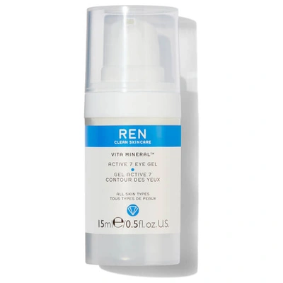 Shop Ren Clean Skincare Vita Mineral Active 7 Eye Gel 15ml