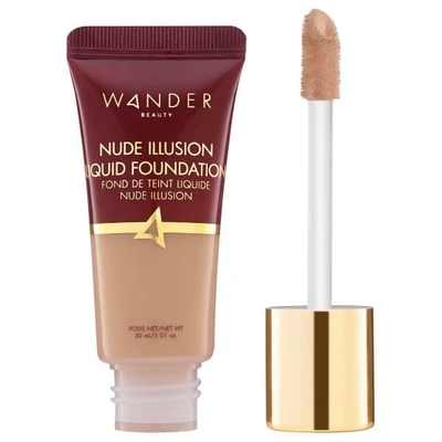 Shop Wander Beauty Nude Illusion Liquid Foundation 1.01 oz (various Shades) In Light Medium