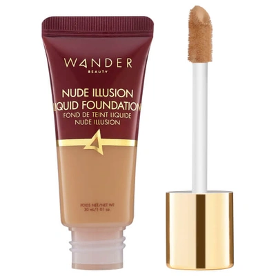 Shop Wander Beauty Nude Illusion Liquid Foundation 1.01 oz (various Shades) In Tan