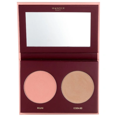 Shop Wander Beauty Trip For Two Blush And Bronzer Duo 1 Piece In Bellini/costa Rei