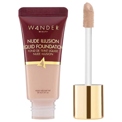 Shop Wander Beauty Nude Illusion Liquid Foundation 1.01 oz (various Shades) In Fair