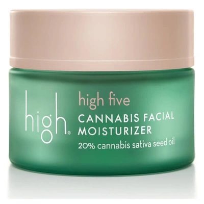 Shop High Beauty High Five Cannabis Facial Moisturizer 20% Cannabis Sativa Seed Oil 1.7 oz