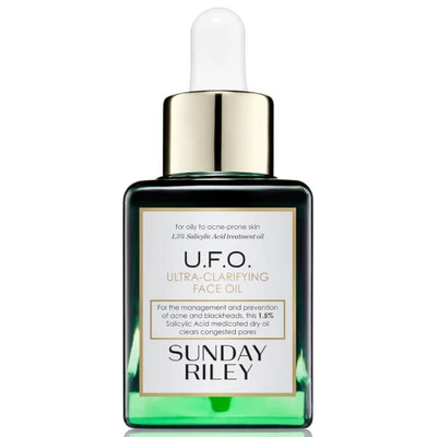 Shop Sunday Riley U.f.o. Ultra-clarifying Face Oil 35ml