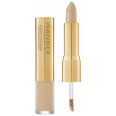 Shop Wander Beauty Dualist Matte And Illuminating Concealer 0.12 oz (various Shades) In Light