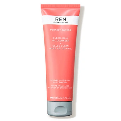 Shop Ren Clean Skincare Ren Perfect Canvas Clean Jelly Oil Cleanser 100ml