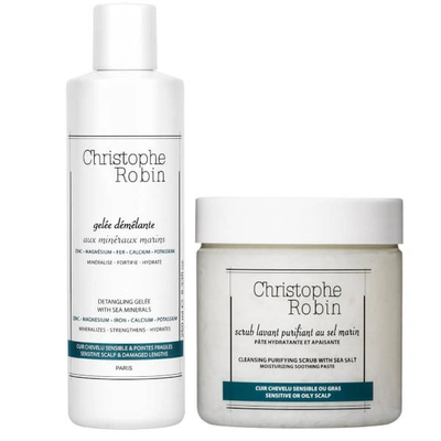 Shop Christophe Robin Detangling Gelée And Cleansing Purifying Scrub Duo (worth $93)